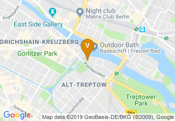 map of Festsaal Kreuzberg