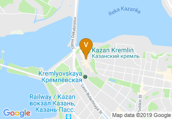 map of Kazan Kremlin