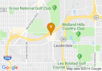 map of Delta Hotels by Marriott Minneapolis Northeast