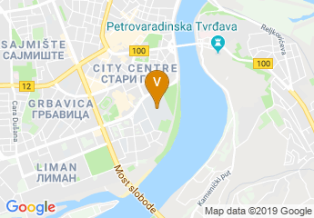 map of Faculty of Technical Sciences University of Novi Sad