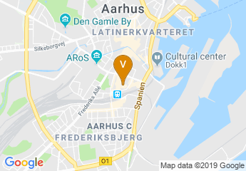 map of Aarhus Central Food Market
