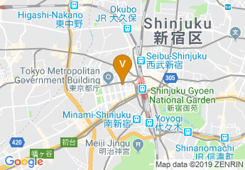 map of Kogakuin University Shinjuku Campus