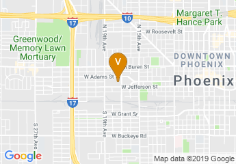 map of Arizona State Capitol
