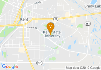map of Kent State University Library