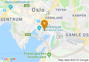 map of Clarion Hotel Oslo
