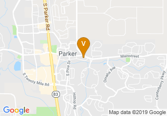 map of Parker Town Hall