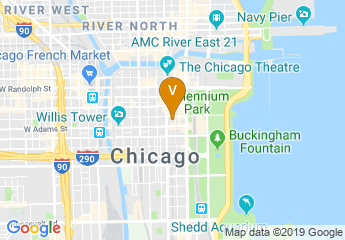 map of The Palmer House a Hilton Hotel