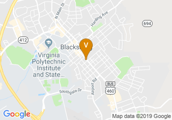 map of Blacksburg Partnership