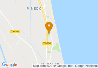 map of Coll Vert Camping