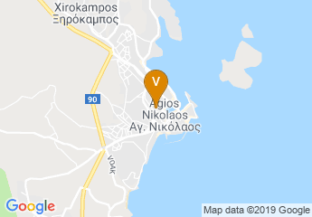 map of Marimare Hotel, Agois Nikoloas, Crete, Grece