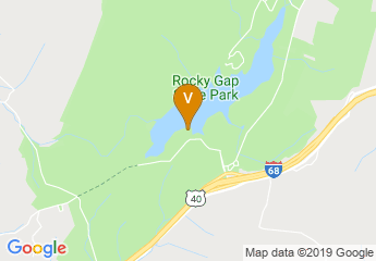 map of Rocky Gap Casino Resort