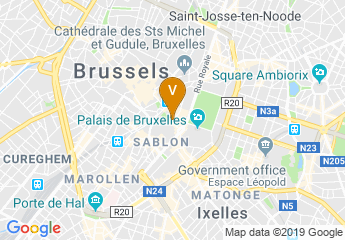 map of Square Brussels Convention Centre