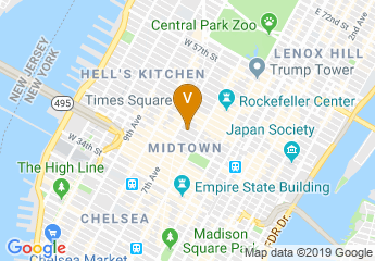map of The millennium broadway