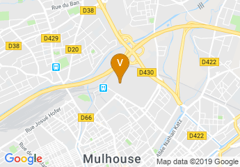 map of Folie'Flore Parc expo de Mulhouse