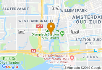 map of Evenementenlocatie Amsterdam - The Warehouse by Wicked Grounds