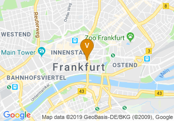 map of Evangelischer Regionalverband Frankfurt am Main
