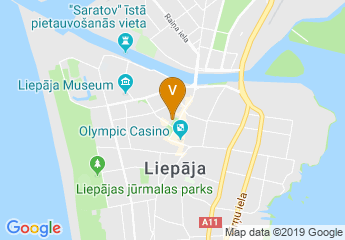 map of Liepāja University