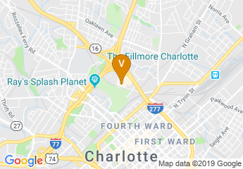 map of AvidXchange Music Factory