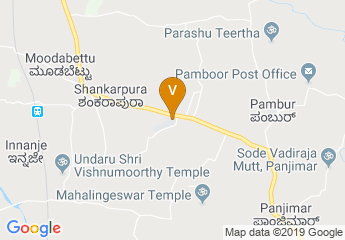map of Shri Madhwa Vadiraja Institute of Technology and Management