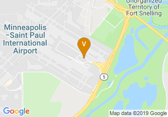 map of InterContinental Minneapolis - St. Paul Airport