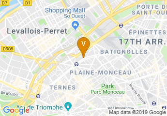 map of Best Western Plus de Neuville Arc de Triomphe