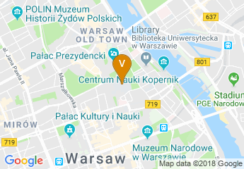 map of University of Warsaw