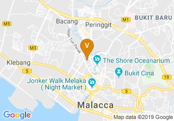 map of Universiti Teknologi MARA, Cawangan Melaka, Kampus Bandaraya Melaka.