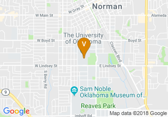 map of The University of Oklahoma