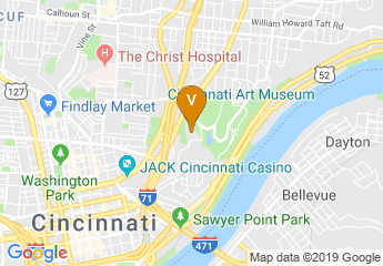 map of Cincinnati Art Museum