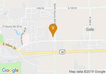 map of Hendricks County Fairgrounds