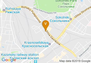 map of Hilton Garden Inn Moscow Krasnoselskaya