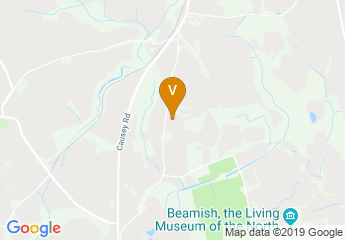 map of Black Horse Beamish