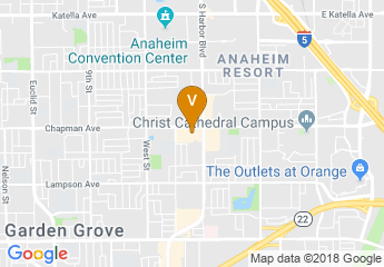 map of Anaheim Marriott Suites by Marriott