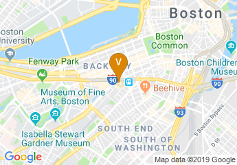 map of Greater Boston Convention & Visitors Bureau