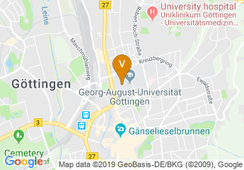 map of Central lecture hall ZHG