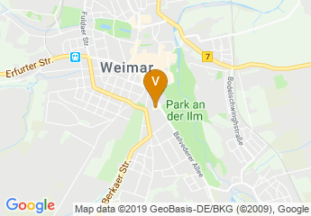 map of Bauhaus-Universität Weimar