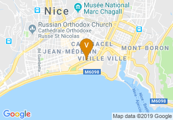 map of Hôtel Aston La Scala Nice