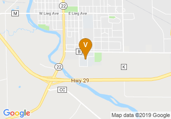 map of Shawano Community High School