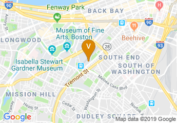 map of Northeastern University Interdisciplinary Science & Engineering Complex