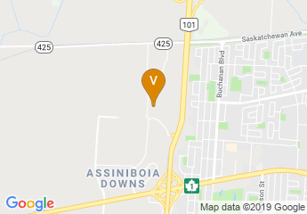 map of Assiniboia Downs