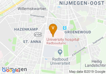 map of Radboud University Medical Center