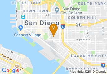 map of Tailgate Padres Parking Lot