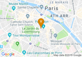 map of Pantheon-Sorbonne University