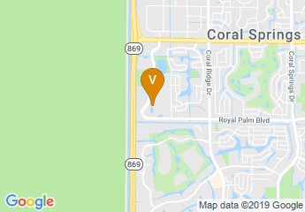map of Tennis Center of Coral Springs