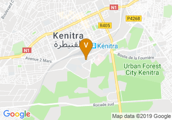 map of Ecole Nationale des Sciences Appliquées de Kénitra