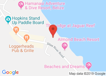 map of The Lodge at Jaguar Reef