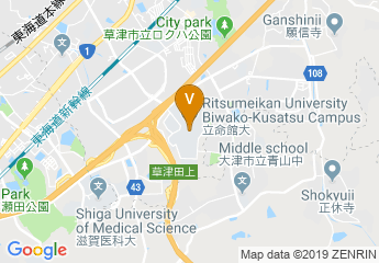 map of Ritsumeikan University Biwako-Kusatsu Campus