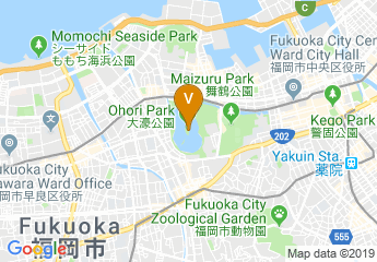map of Ohori Park