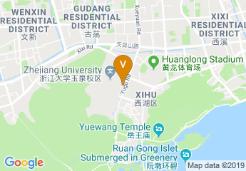 map of Zhejiang University Natatorium