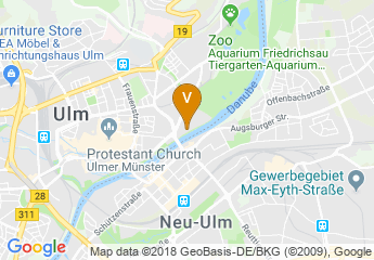 map of Maritim Hotel Ulm